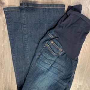 Motherhood Maternity Dark Blue Bootcut Jeans